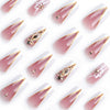 12 Sizes-24 Pcs Press On Nails JP2934
