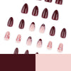 12 Sizes-24 Pcs Press On Nails JP4285