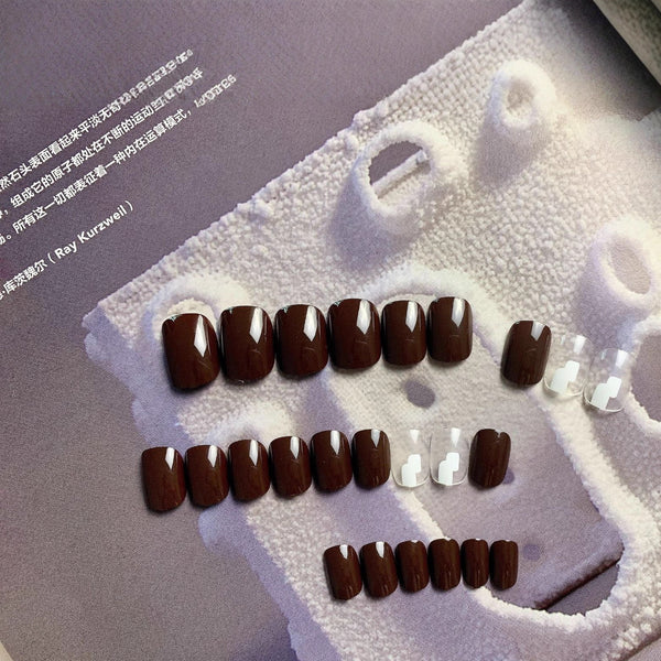 12 Sizes-24 Pcs Press On Nails JP699