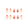 12 Sizes-24 Pcs Press On Nails JP1894