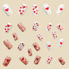 12 Sizes-24 Pcs Press On Nails Y512