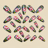 12 Sizes-24 Pcs Press On Nails Y1786
