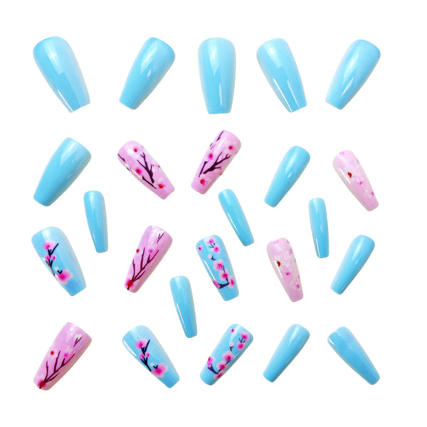 12 Sizes-24 Pcs Press On Nails Y531