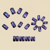 12 Sizes-24 Pcs Press On Nails Y1780