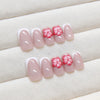 12 Sizes-24 Pcs Press On Nails Z916