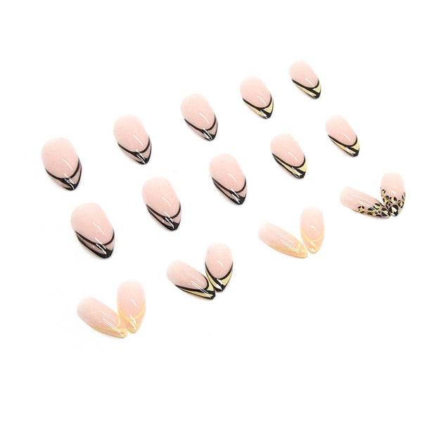 12 Sizes-24 Pcs Press On Nails W238