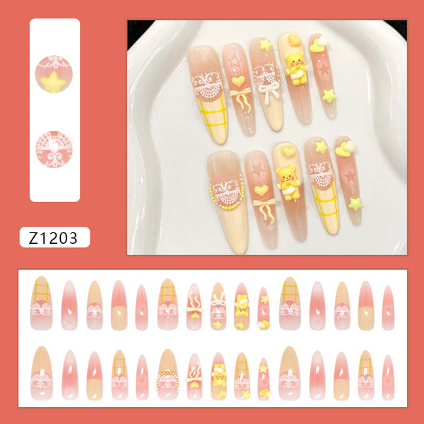 30 Pcs Press On Nails Z1203