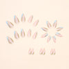 12 Sizes-24 Pcs Press On Nails W294