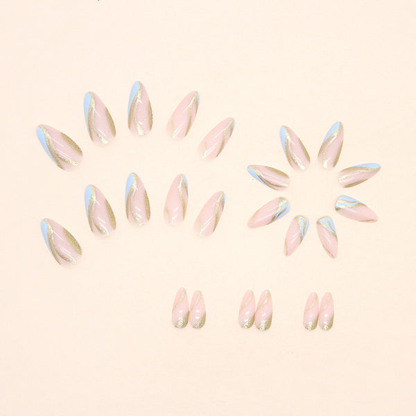 12 Sizes-24 Pcs Press On Nails W294