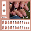 12 Sizes-24 Pcs Press On Nails W1615