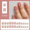 12 Sizes-24 Pcs Press On Nails C1432