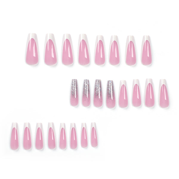 12 Sizes-24 Pcs Press On Nails JP2732