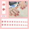 12 Sizes-24 Pcs Press On Nails R719