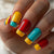 12 Sizes-24 Pcs Press On Nails Y1462