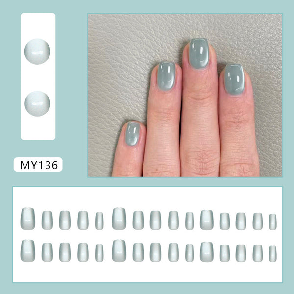 12 Sizes-24 PcsPress On Nails MY136