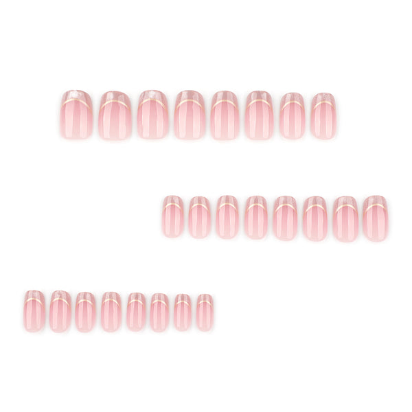 12 Sizes-24 Pcs Press On Nails JP3930