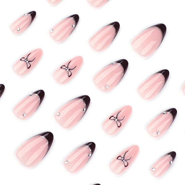 12 Sizes-24 Pcs Press On Nails JP4270