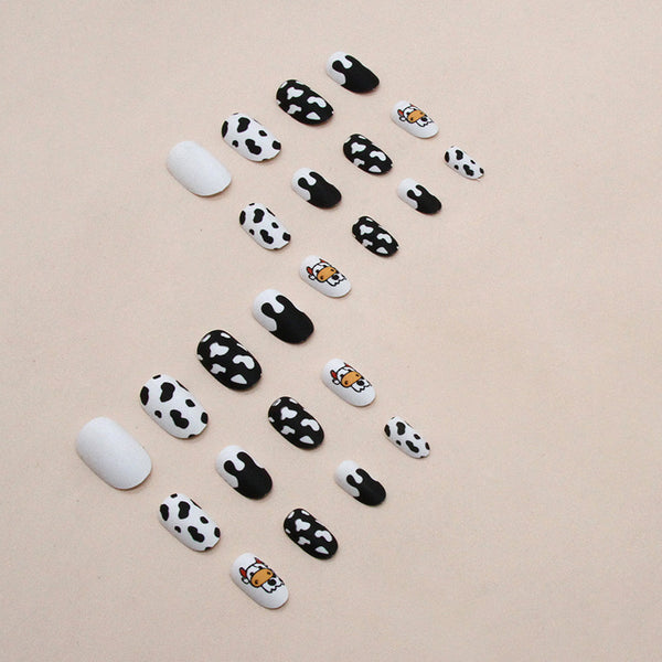 12 Sizes-24 Pcs Press On Nails R795