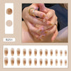 12 Sizes-24 Pcs Press On Nails R251