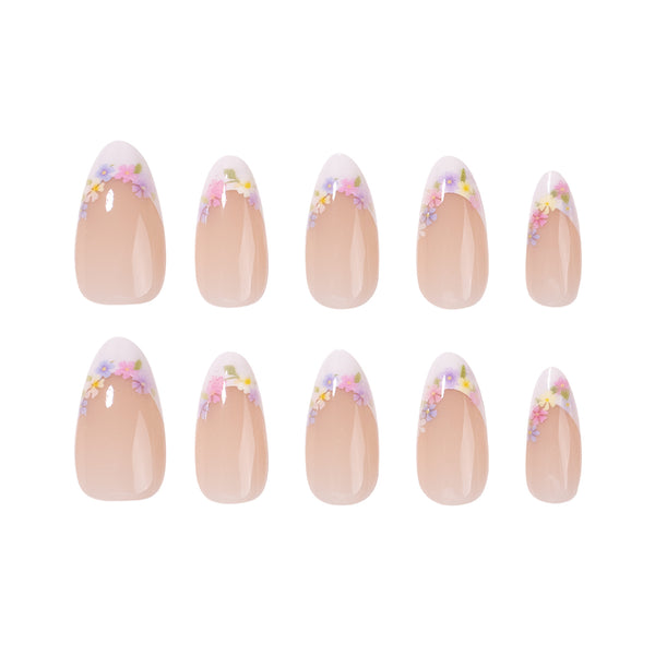 12 Sizes-24 Pcs Press On Nails JP4409