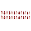 12 Sizes-24 Pcs Press On Nails W1871