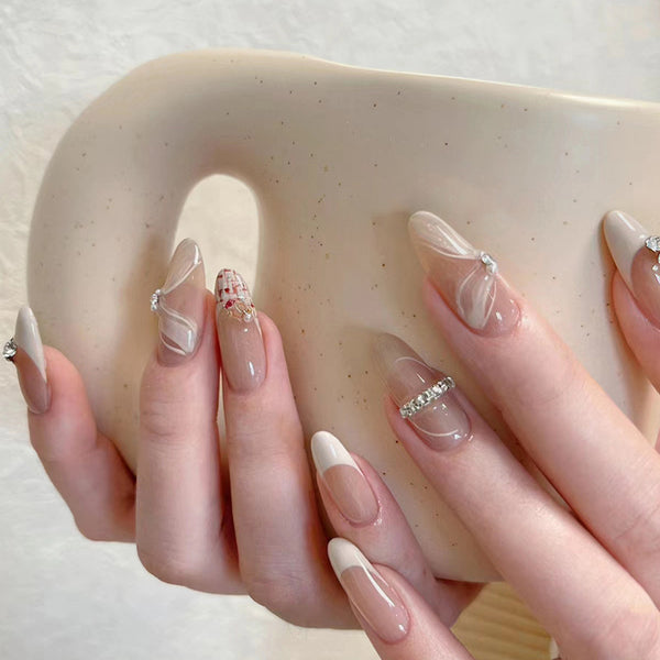 12 Sizes-24 Pcs Press On Nails Z801