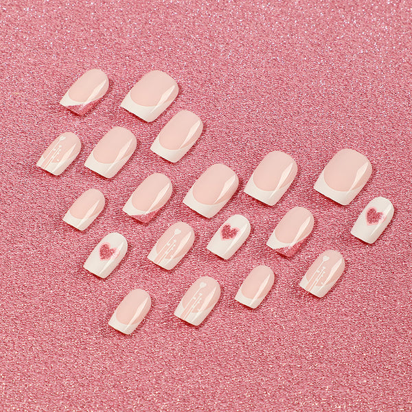 12 Sizes-24 Pcs Press On Nails JP2031