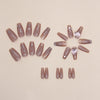 12 Sizes-24 Pcs Press On Nails Z787