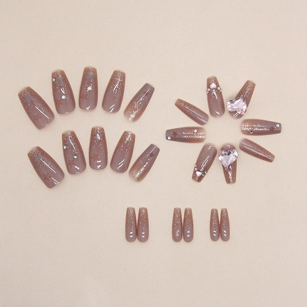 12 Sizes-24 Pcs Press On Nails Z787