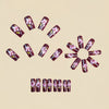 12 Sizes-24 Pcs Press On Nails Y1893
