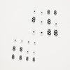 12 Sizes-24 Pcs Press On Nails JP1362