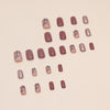12 Sizes-24 Pcs Press On Nails W1504