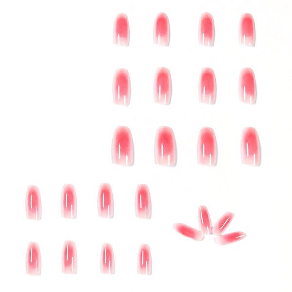 Almond Glossy Long Ombre Press on Nails