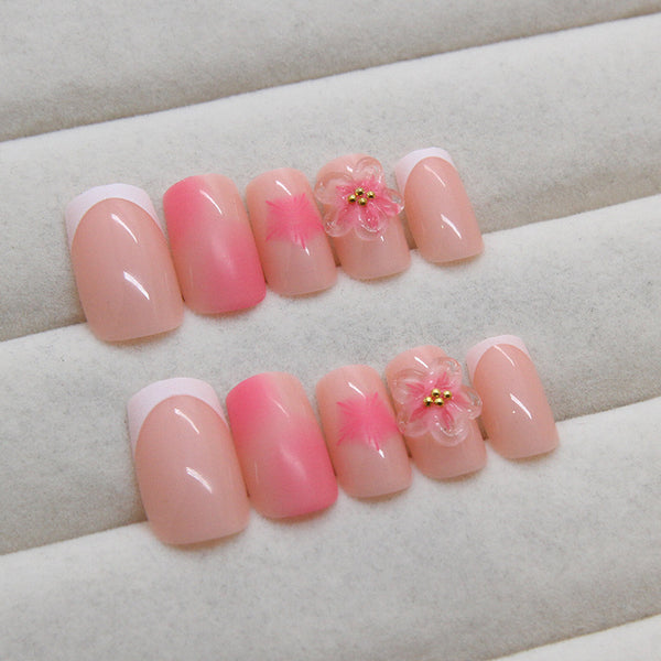 12 Sizes-24 Pcs Press On Nails Z900