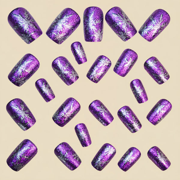 12 Sizes-24 Pcs Press On Nails Y1312