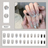 12 Sizes-24 PcsPress On Nails R647