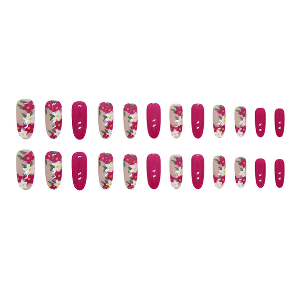 12 Sizes-24 Pcs Press On Nails W1373