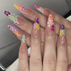 12 Sizes-24 Pcs Press On Nails Y153