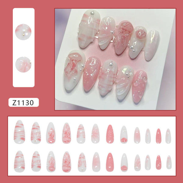 12 Sizes-24 PcsPress On Nails Z1130