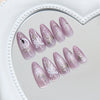 12 Sizes-24 Pcs Press On Nails W2118