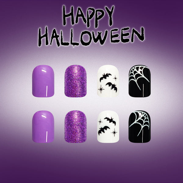 12 Sizes-24 Pcs Press On Nails C2003