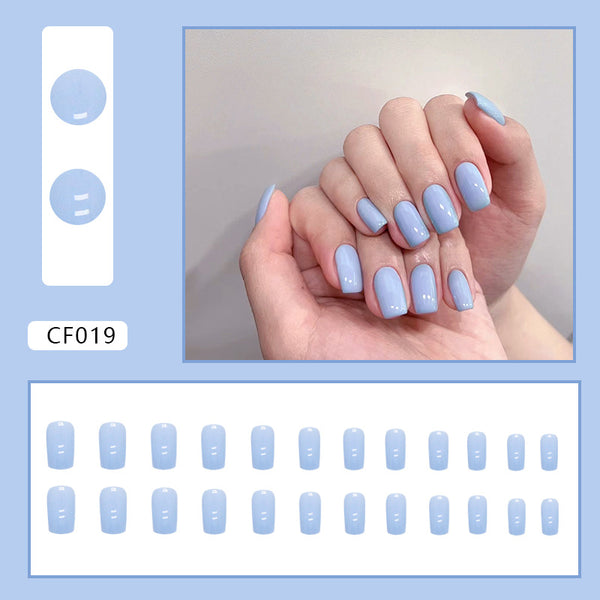 12 Sizes-24 Pcs Press On Nails CF019