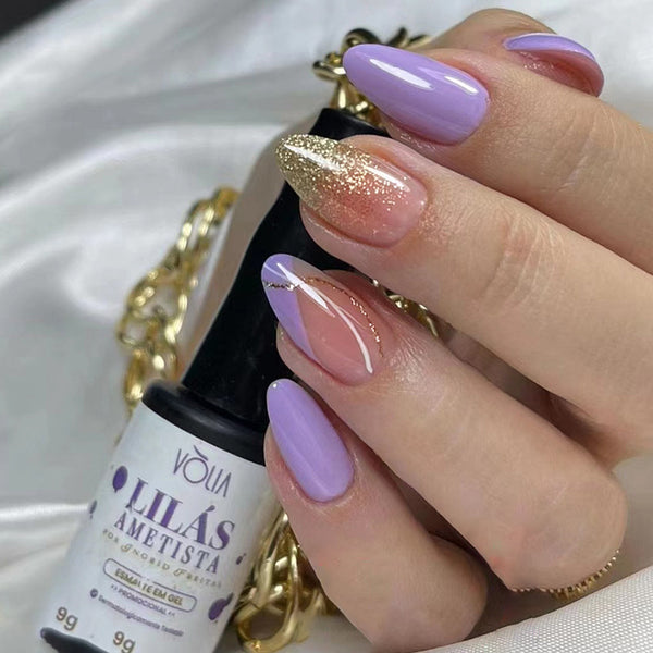12 Sizes-24 Pcs Press On Nails W1313