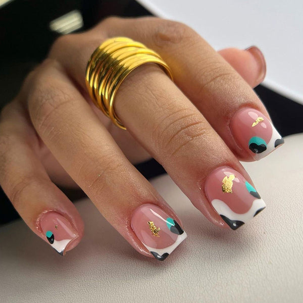 12 Sizes-24 Pcs Press On Nails W1419