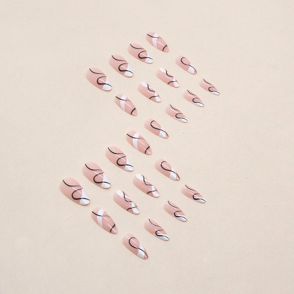12 Sizes-24 Pcs Press On Nails W867