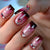12 Sizes-24 Pcs Press On Nails Y1527