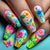 12 Sizes-24 PcsPress On Nails Y566