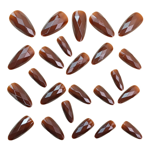 12 Sizes-24 Pcs Press On Nails Y1831