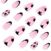 12 Sizes-24 Pcs Press On Nails JP3714