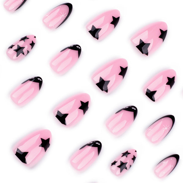 12 Sizes-24 Pcs Press On Nails JP3714